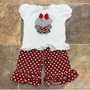 Smocked Monkey Outfit